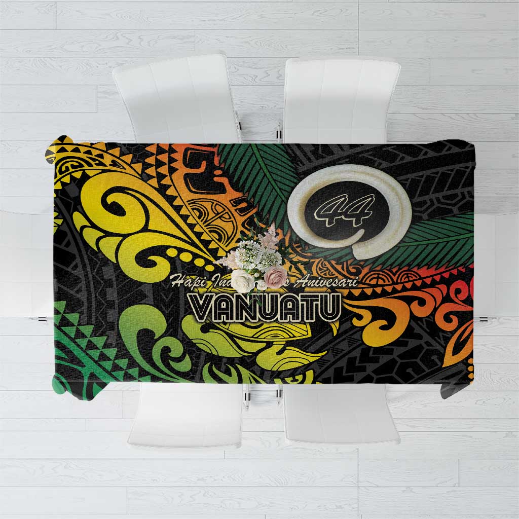 Vanuatu 44 Yia Indipendens Anivesari Tablecloth Curve Style