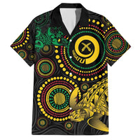 Vanuatu Personalized Aboriginal Arts Hawaiian Shirt Turtle and Iguana Special LT7 Colorful - Polynesian Pride