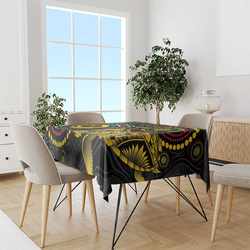 Vanuatu Personalized Aboriginal Arts Tablecloth Turtle and Iguana Special LT7 - Polynesian Pride