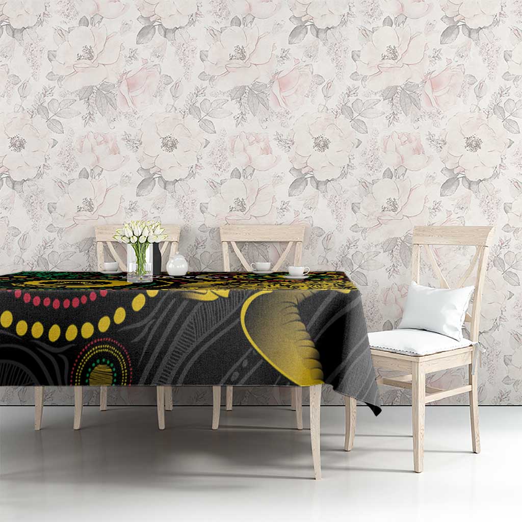 Vanuatu Personalized Aboriginal Arts Tablecloth Turtle and Iguana Special LT7 - Polynesian Pride