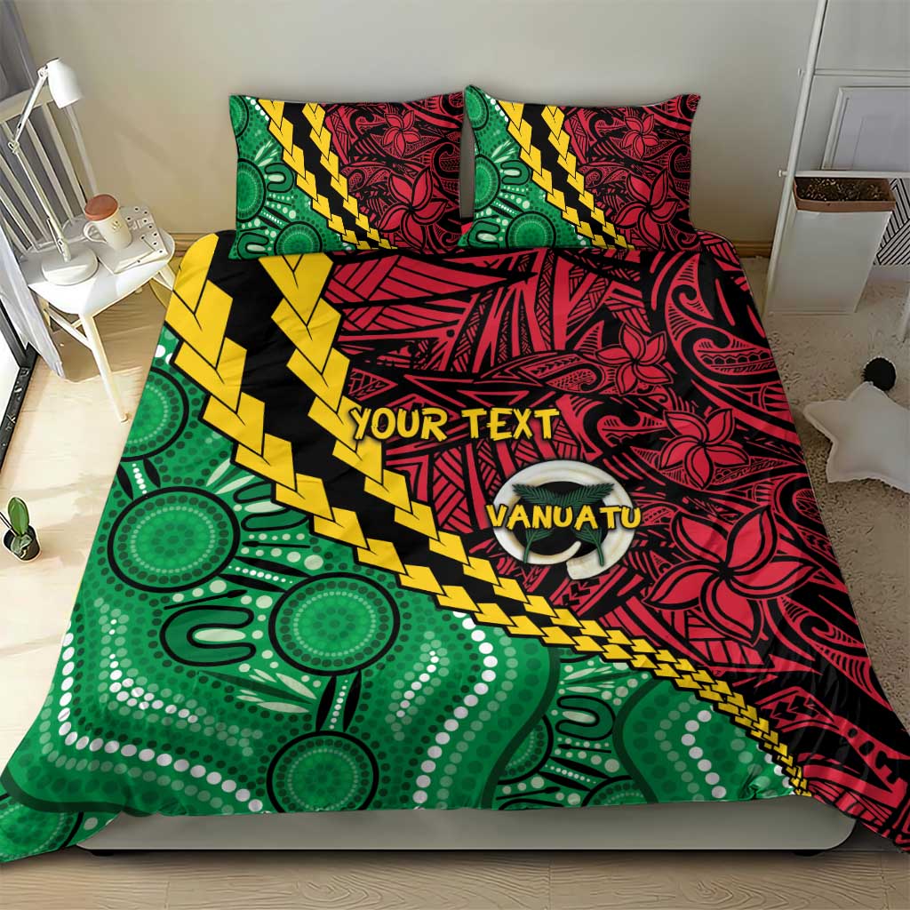 Vanuatu Personalized Tribal Bedding Set Aboriginal Inspired Mix Style - Polynesian Pride
