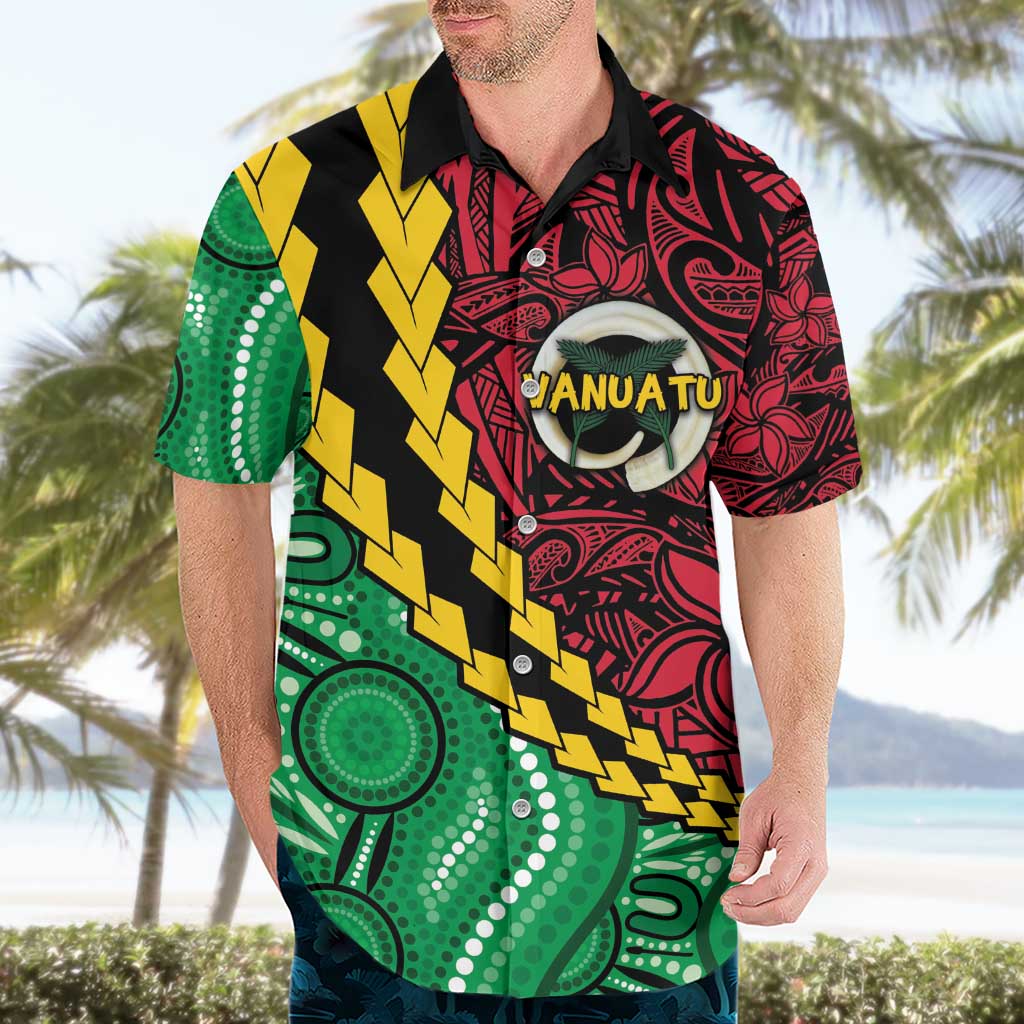 Vanuatu Personalized Tribal Hawaiian Shirt Aboriginal Inspired Mix Style LT7 - Polynesian Pride