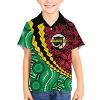 Vanuatu Personalized Tribal Hawaiian Shirt Aboriginal Inspired Mix Style LT7 - Polynesian Pride