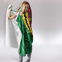 Vanuatu Personalized Tribal Hooded Blanket Aboriginal Inspired Mix Style LT7 - Polynesian Pride