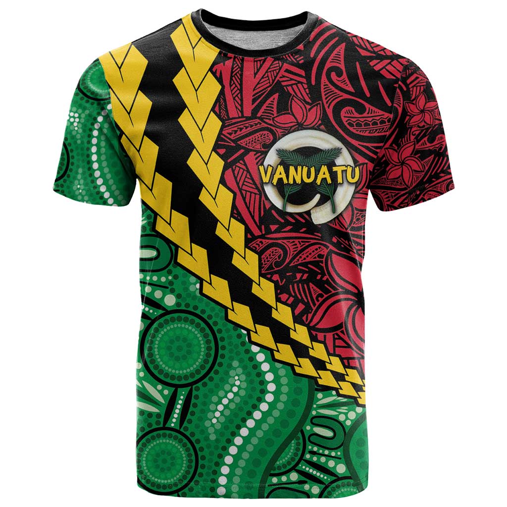 Vanuatu Personalized Tribal T Shirt Aboriginal Inspired Mix Style - Polynesian Pride