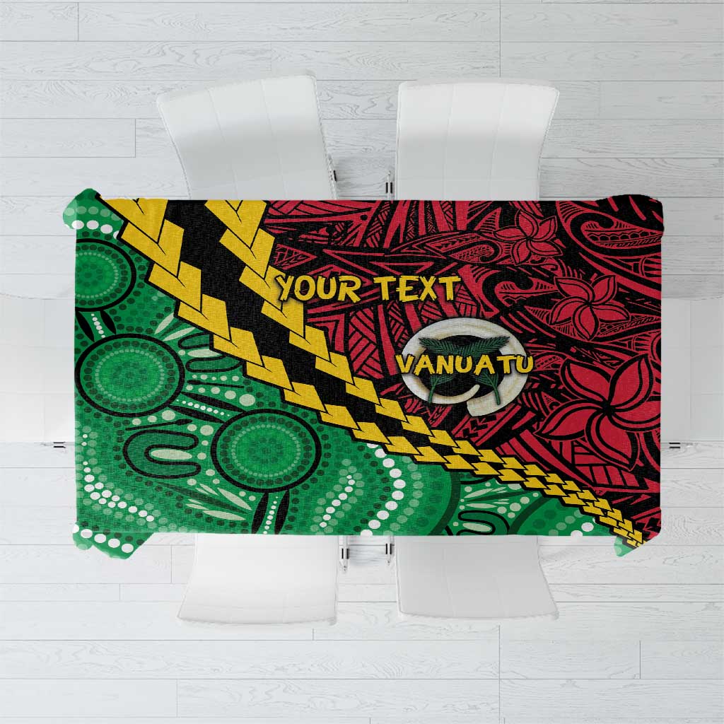 Vanuatu Personalized Tribal Tablecloth Aboriginal Inspired Mix Style LT7 Colorful - Polynesian Pride