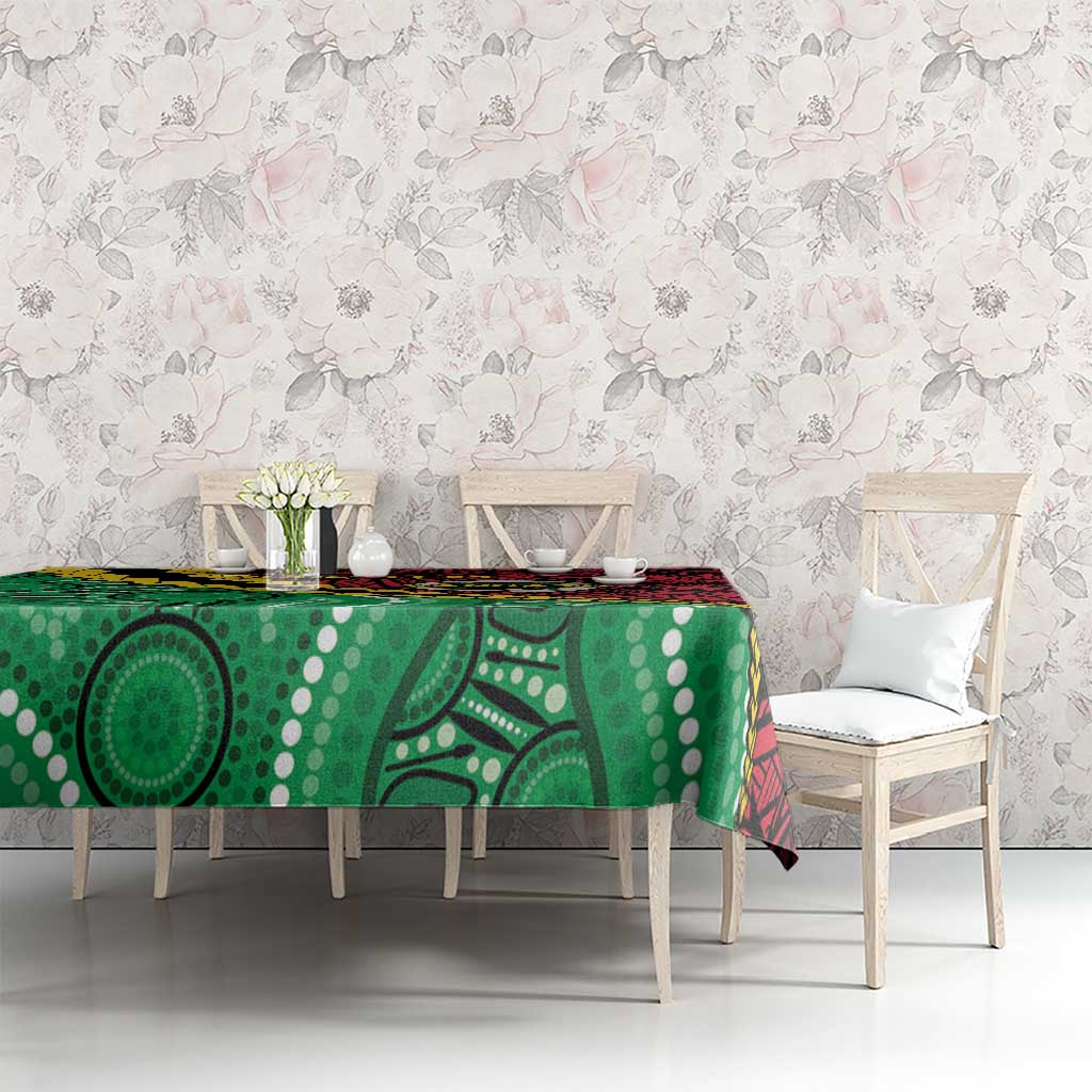 Vanuatu Personalized Tribal Tablecloth Aboriginal Inspired Mix Style LT7 - Polynesian Pride