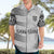 Personalised Fiji Rugby Hawaiian Shirt Kaiviti WC 2023 Jersey Replica - White LT7 - Polynesian Pride