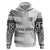 Personalised Fiji Rugby Hoodie Kaiviti WC 2023 Jersey Replica - White LT7 - Polynesian Pride