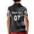 Personalised Fiji Rugby Kid Polo Shirt Kaiviti WC 2023 Jersey Replica - Black LT7 - Polynesian Pride