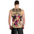 Personalised Polynesian Men Tank Top Dog Lover With Beagle - Sunset At The Beach LT7 - Polynesian Pride