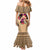 Personalised Polynesian Mermaid Dress Dog Lover With Beagle - Sunset At The Beach LT7 - Polynesian Pride