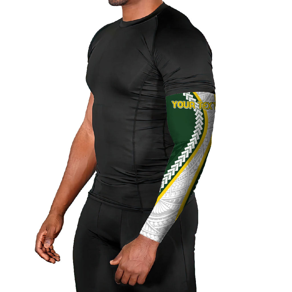 Cook Islands Rugby Personalized Avaiki Arm Sleeves GO Kuki LT7 - Polynesian Pride