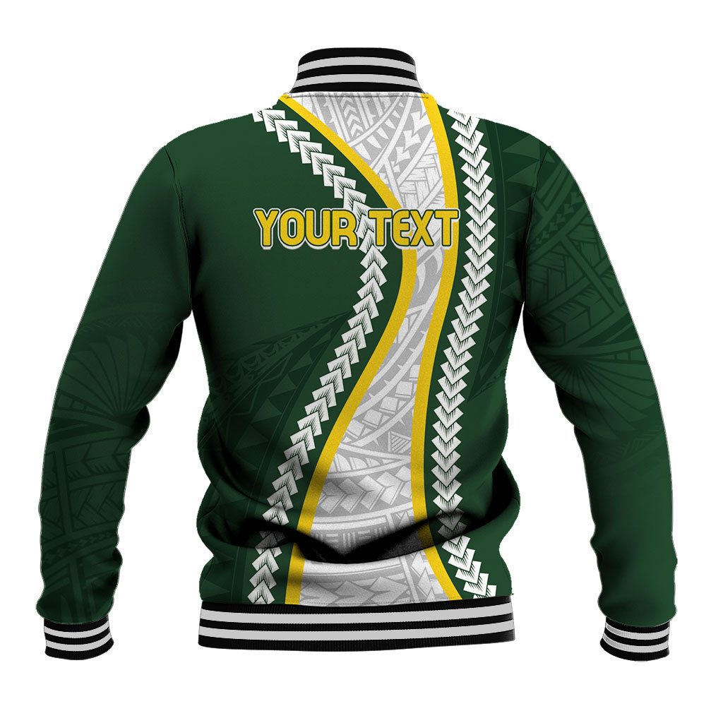 Cook Islands Rugby Personalized Avaiki Baseball Jacket GO Kuki LT7 - Polynesian Pride