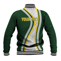 Cook Islands Rugby Personalized Avaiki Baseball Jacket GO Kuki LT7 - Polynesian Pride