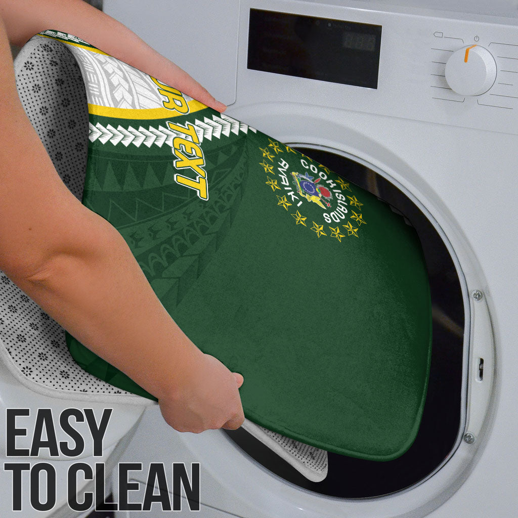 Cook Islands Rugby Personalized Avaiki Bathroom Set GO Kuki LT7 - Polynesian Pride