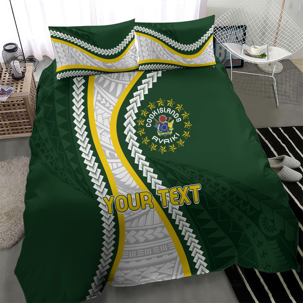 Cook Islands Rugby Personalized Avaiki Bedding Set GO Kuki LT7 - Polynesian Pride