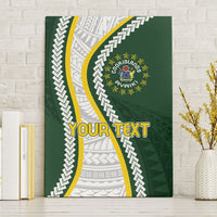 Cook Islands Rugby Personalized Avaiki Canvas Wall Art GO Kuki LT7 Without Frame Green - Polynesian Pride