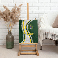 Cook Islands Rugby Personalized Avaiki Canvas Wall Art GO Kuki LT7 - Polynesian Pride