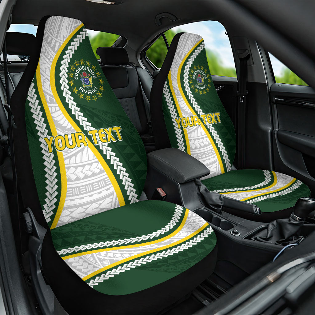Cook Islands Rugby Personalized Avaiki Car Seat Cover GO Kuki