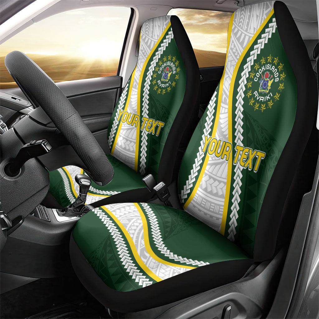 Cook Islands Rugby Personalized Avaiki Car Seat Cover GO Kuki