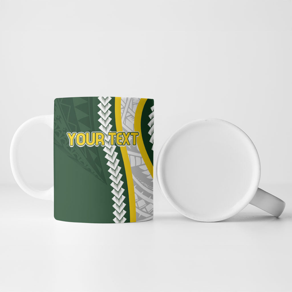Cook Islands Rugby Personalized Avaiki Ceramic Mug GO Kuki LT7 - Polynesian Pride