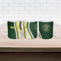 Cook Islands Rugby Personalized Avaiki Ceramic Mug GO Kuki LT7 - Polynesian Pride