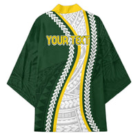 Cook Islands Rugby Personalized Avaiki Kimono GO Kuki LT7 - Polynesian Pride