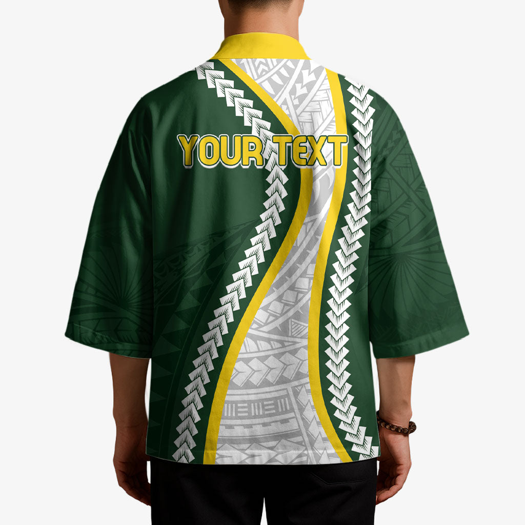 Cook Islands Rugby Personalized Avaiki Kimono GO Kuki LT7 - Polynesian Pride