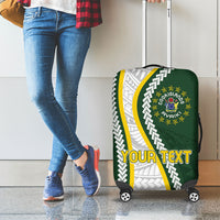Cook Islands Rugby Personalized Avaiki Luggage Cover GO Kuki