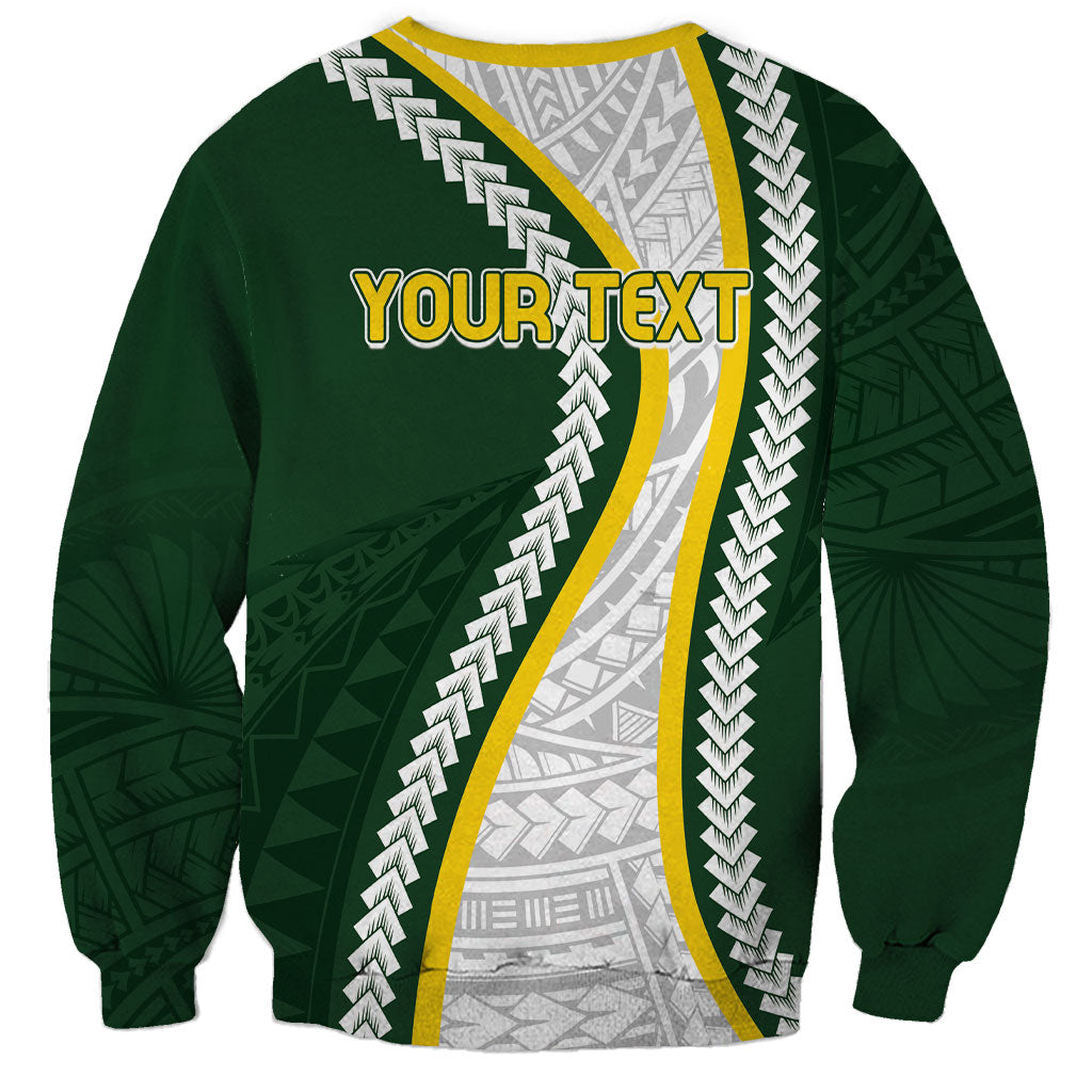 Cook Islands Rugby Personalized Avaiki Sweatshirt GO Kuki LT7 - Polynesian Pride