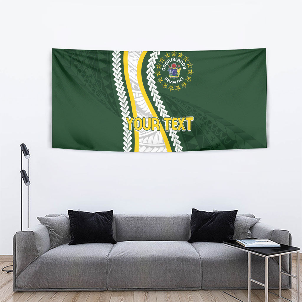 Cook Islands Rugby Personalized Avaiki Tapestry GO Kuki LT7 - Polynesian Pride