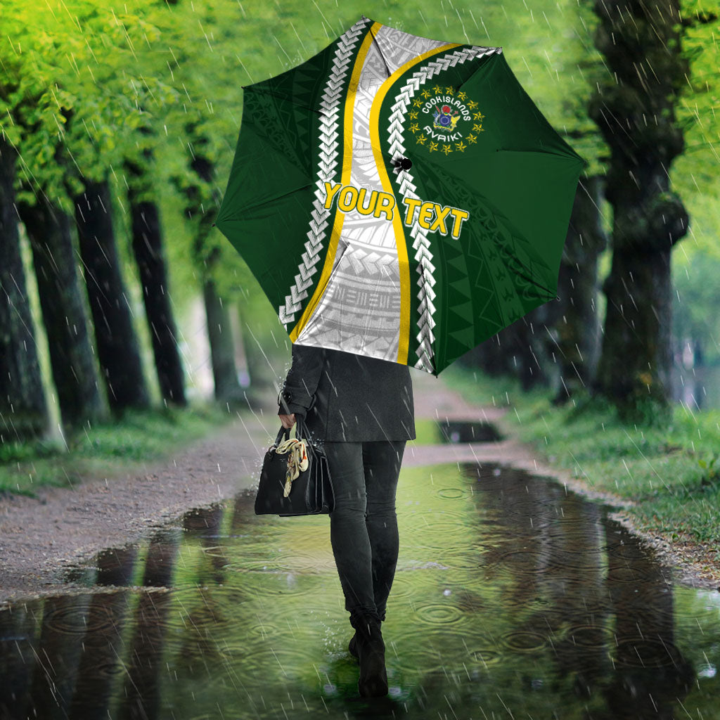 Cook Islands Rugby Personalized Avaiki Umbrella GO Kuki LT7 - Polynesian Pride