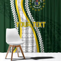 Cook Islands Rugby Personalized Avaiki Window Curtain GO Kuki LT7 - Polynesian Pride
