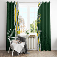Cook Islands Rugby Personalized Avaiki Window Curtain GO Kuki LT7 - Polynesian Pride