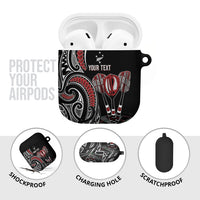 New Zealand Darts Personalized Hei Manaia AirPods Case Classic Kowhaiwhai LT7 - Polynesian Pride