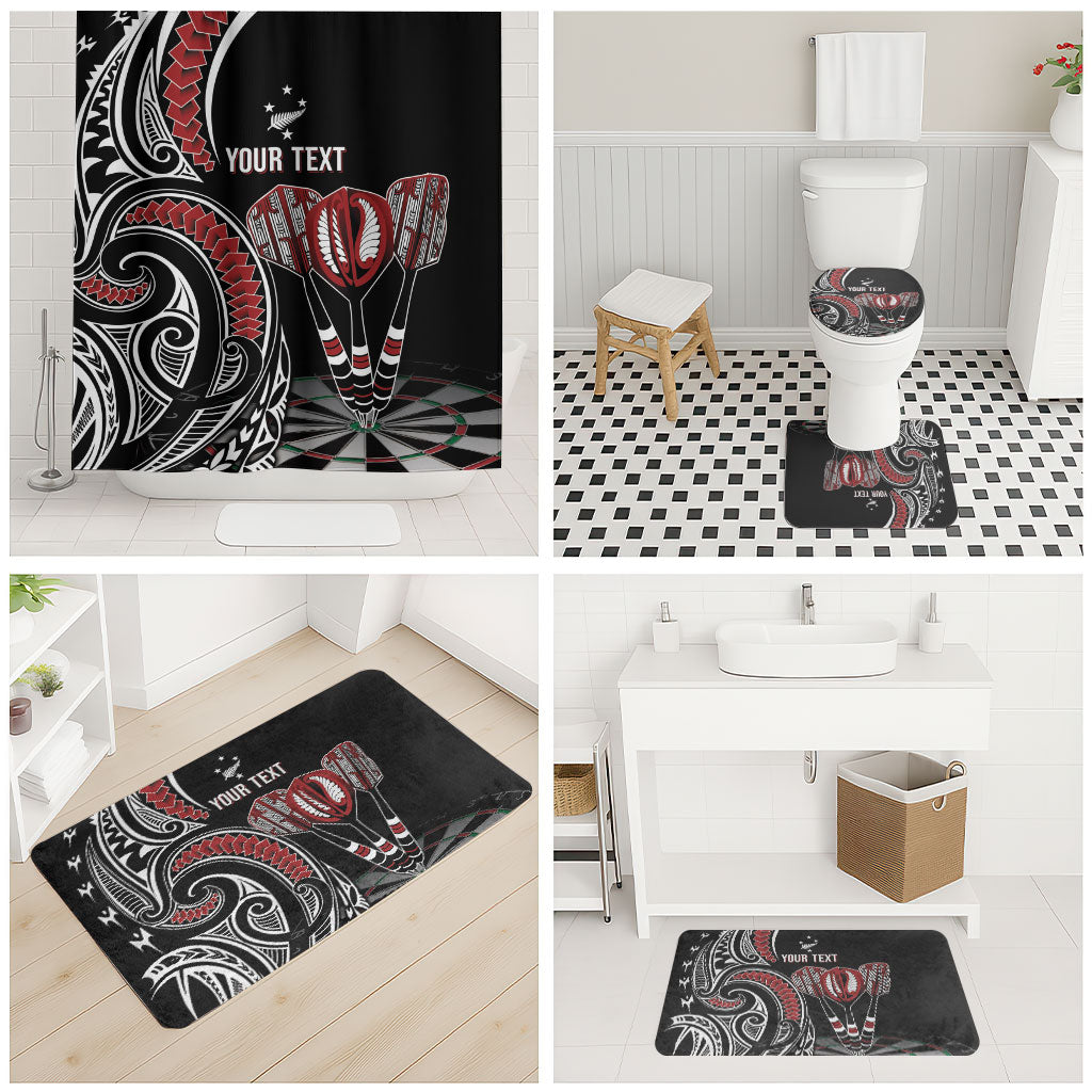 New Zealand Darts Personalized Hei Manaia Bathroom Set Classic Kowhaiwhai LT7 - Polynesian Pride
