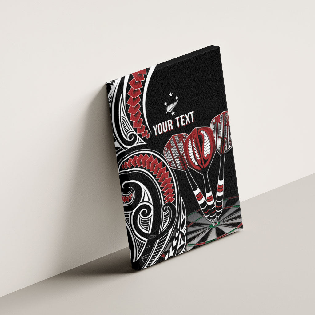 New Zealand Darts Personalized Hei Manaia Canvas Wall Art Classic Kowhaiwhai LT7 - Polynesian Pride