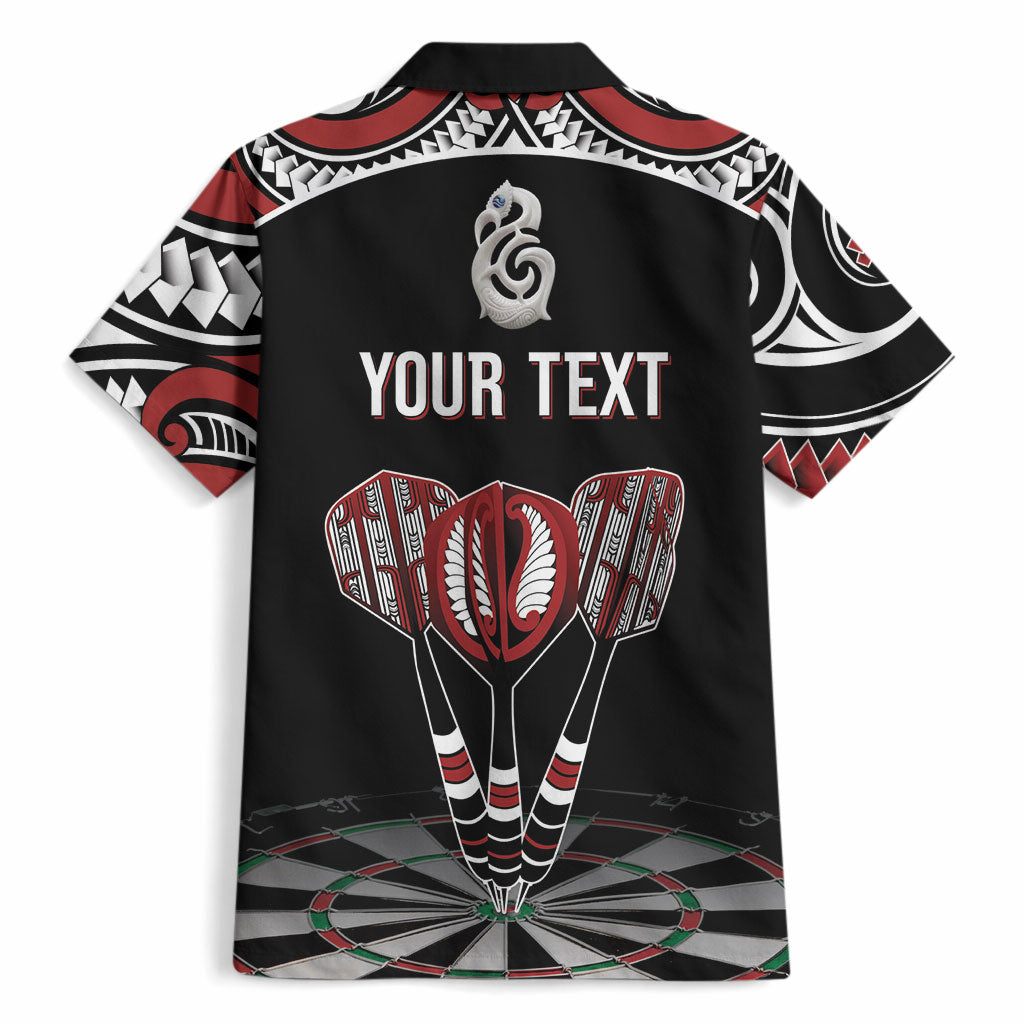 New Zealand Darts Personalized Hei Manaia Hawaiian Shirt Classic Kowhaiwhai LT7 - Polynesian Pride
