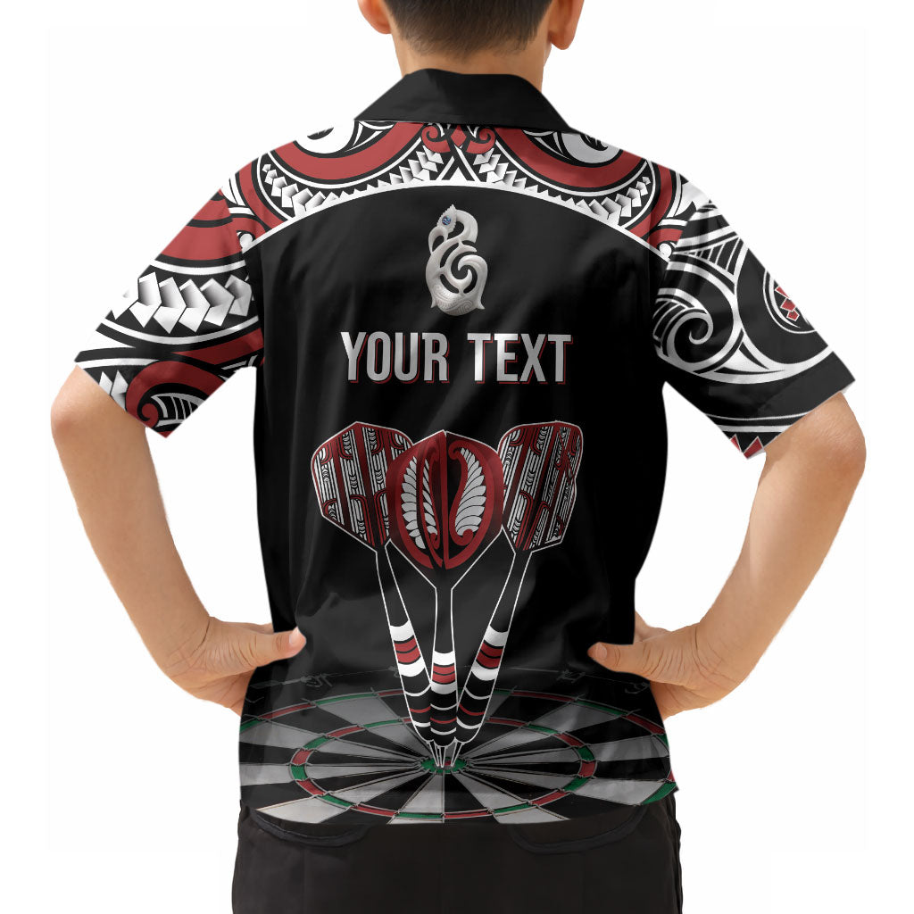 New Zealand Darts Personalized Hei Manaia Hawaiian Shirt Classic Kowhaiwhai LT7 - Polynesian Pride