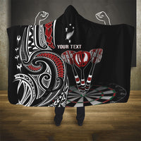 New Zealand Darts Personalized Hei Manaia Hooded Blanket Classic Kowhaiwhai LT7 - Polynesian Pride