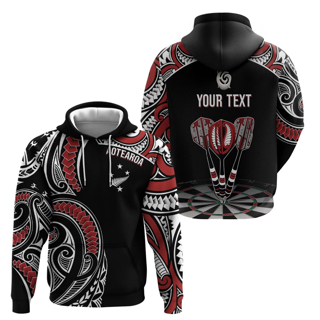 New Zealand Darts Personalized Hei Manaia Hoodie Classic Kowhaiwhai LT7 - Polynesian Pride