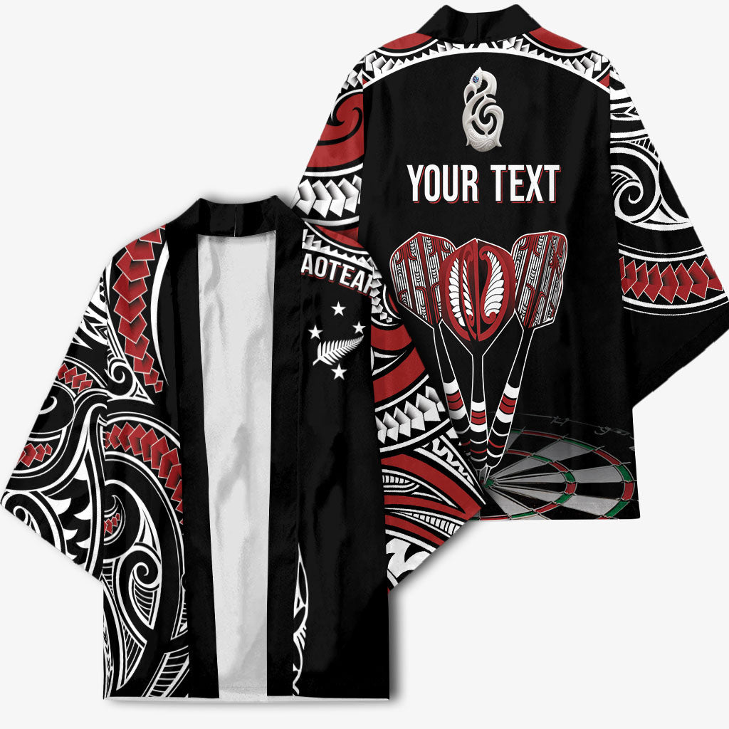 New Zealand Darts Personalized Hei Manaia Kimono Classic Kowhaiwhai LT7 - Polynesian Pride