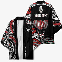 New Zealand Darts Personalized Hei Manaia Kimono Classic Kowhaiwhai LT7 - Polynesian Pride