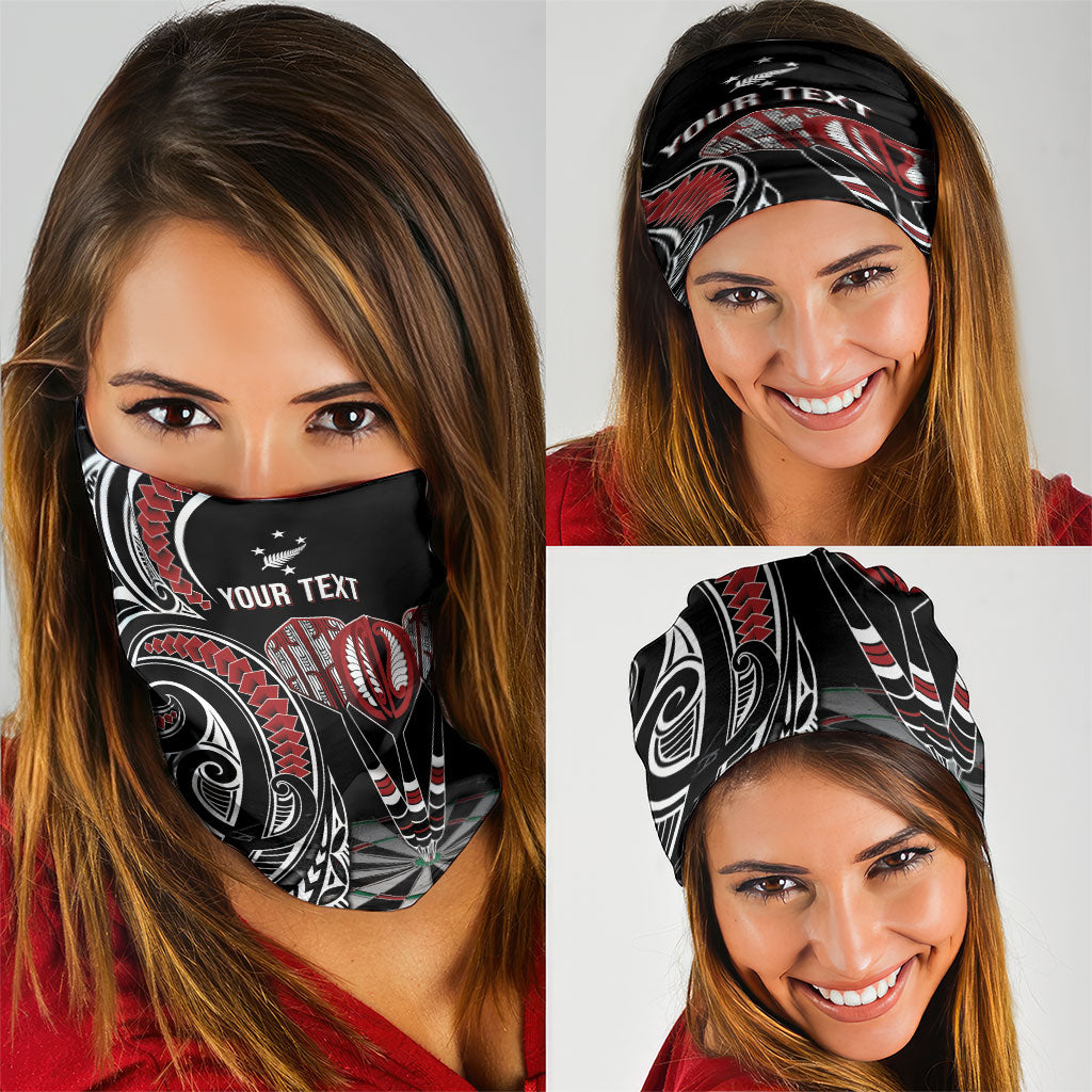 New Zealand Darts Personalized Hei Manaia Neck Gaiter Classic Kowhaiwhai LT7 - Polynesian Pride