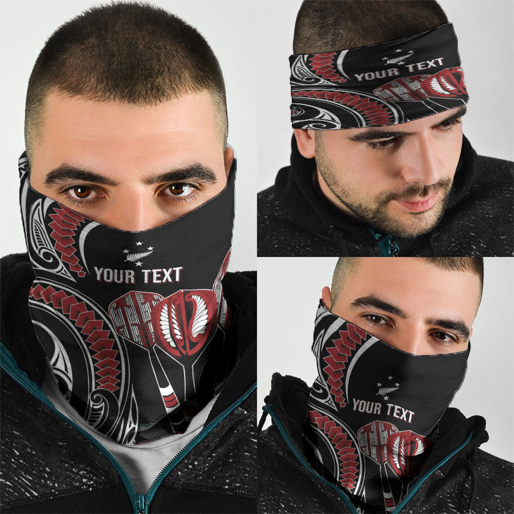 New Zealand Darts Personalized Hei Manaia Neck Gaiter Classic Kowhaiwhai LT7 - Polynesian Pride