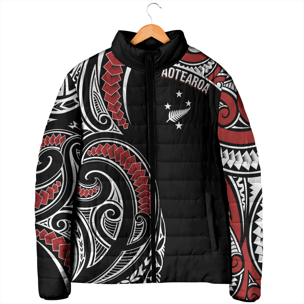 New Zealand Darts Personalized Hei Manaia Padded Jacket Classic Kowhaiwhai LT7 - Polynesian Pride
