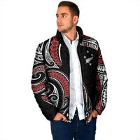 New Zealand Darts Personalized Hei Manaia Padded Jacket Classic Kowhaiwhai LT7 - Polynesian Pride