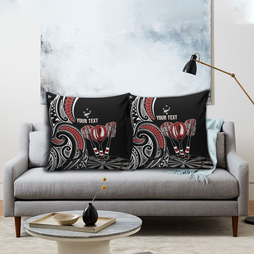 New Zealand Darts Personalized Hei Manaia Pillow Cover Classic Kowhaiwhai LT7 - Polynesian Pride