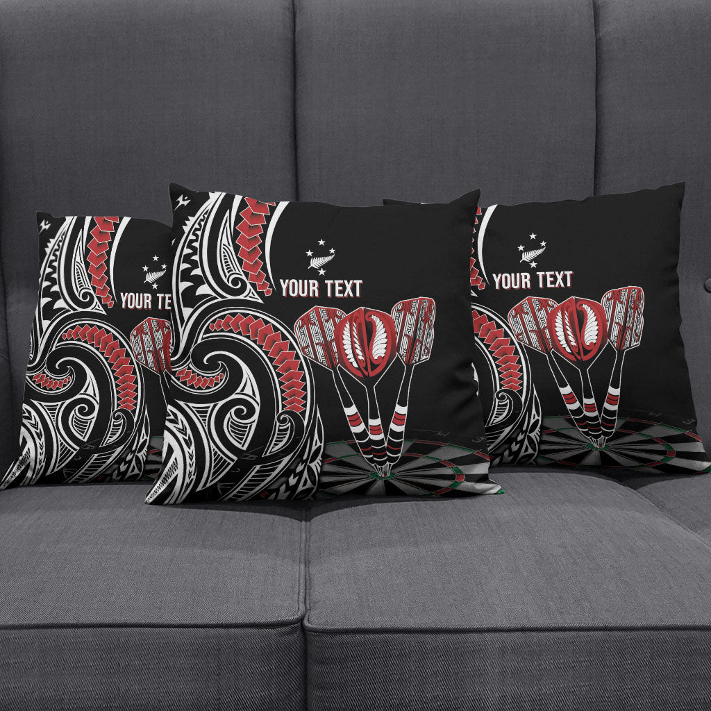 New Zealand Darts Personalized Hei Manaia Pillow Cover Classic Kowhaiwhai LT7 - Polynesian Pride